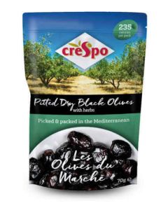 CRESPO BLACK OLIVES+HERBS 8X70G