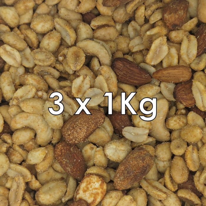 SMOKED MIXED NUTS (3 X 1KG)
