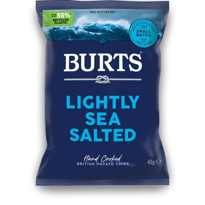 BURTS LIGHT SEA SALT 20 X 40G