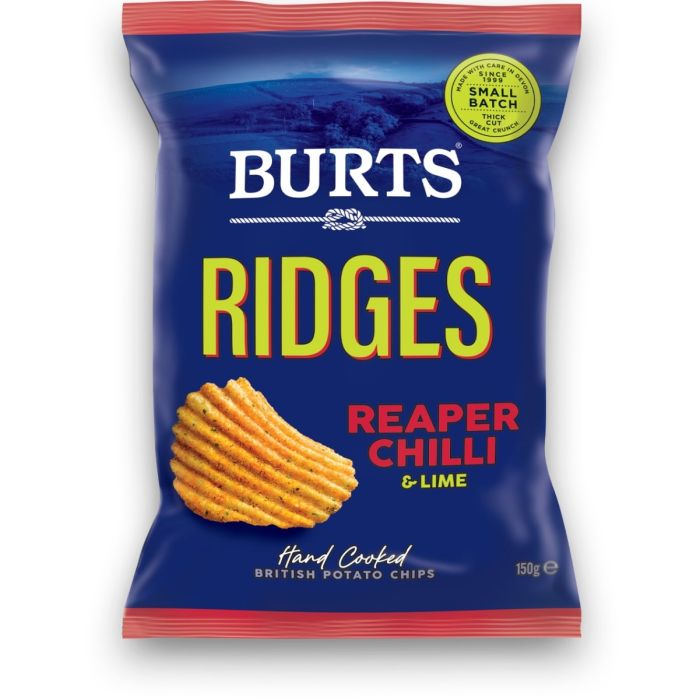 BURTS RIDGES REAPER CHILLI & LIME 20 X 40G